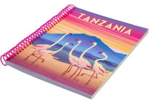 Блокнот ECONOMIX Travelling 05 А5 пластиковая обкл спираль 80 л клетка E21953-05, Блокноты - фото 2