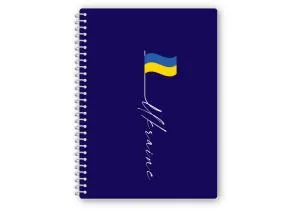 Блокнот UA Optima А5 пластиковая обложка спираль 60 листов клетка O25955, Блокноты