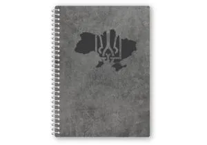 Блокнот UA Optima А5 пластиковая обложка спираль 60 листов клетка O25955, Блокноты - фото 1