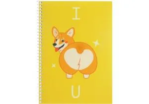 Блокнот ECONOMIX Valentine Better Together А5 150х200 пластиковая обложка спираль 80 л клетка E21951-08, Блокноты - фото 2