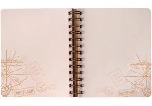 Блокнот Радуга Optima B5 спираль пластиковая обкл 60 л клет ассорти O20346, Блокноты - фото 1