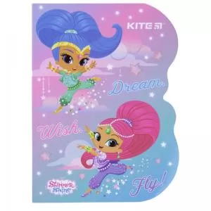 Блокнот Kite Shimmer and Shine вирубка клей 60 аркушів клітинка А6 SH20-223