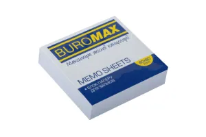 Блок паперу для нотаток 80х80х20 мм склеєний Buromax BM.2206, Блоки паперові