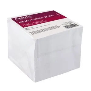 Блок паперу для нотаток Elite White 90х90х70 мм Axent 8008-А, Блоки паперові