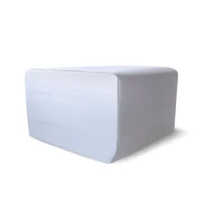 Туалетна бумага PAPERO целюлозна V-подібна 21x10 см 2-х сл 200 лист білий TV003, Туалетний папір