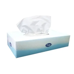 Салфетки Tischa Papier косметические BASIC белые 2-слоя V-скл 22,5х19,5см S999, Салфетки