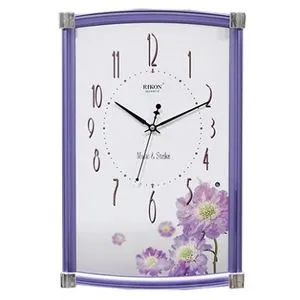 Часы Rikon 12151 PIC Violet Flower, Настенные часы