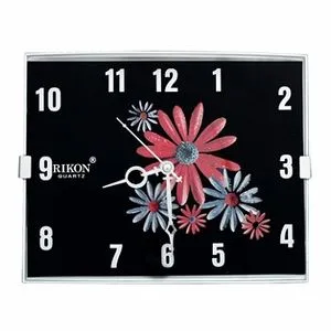 Годинник Rikon 14151 PIC Black Flower, Настінні годинники