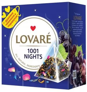 Чай бленд черного и зеленого LOVARE 1001 Nights 2г х 20шт lv.74605