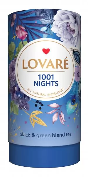 Чай бленд чорного та зеленого LOVARE 1001 Nights 80г lv.15563