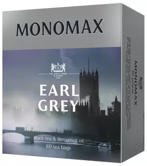 Чай черный МОNОМАХ EARL GREY 2г*100 пакет mn.70034