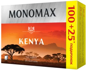 Чай черный МОNОМАХ KENYA 2г*125 пакет mn.77613