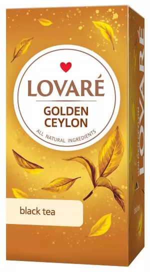 Чай чорний LOVARE Golden Ceylon 2г х 24шт lv.74827