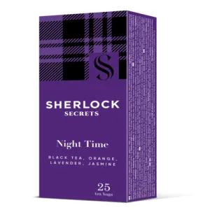 Чай чорний Sherlock Secrets 2г 25 пакет Night Time shs.01077, Чорний
