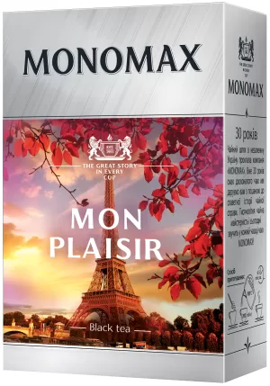 Чай черный МОNОМАХ MON PLAISIR 80г лист mn.70669