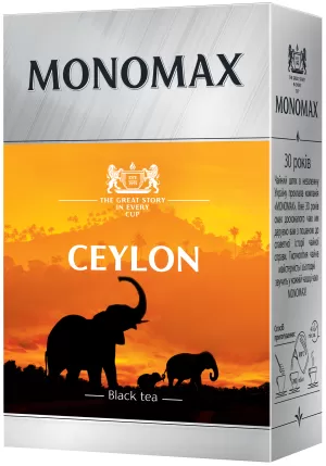 Чай чорний МОNОМАХ CEYLON 90г лист mn.12203