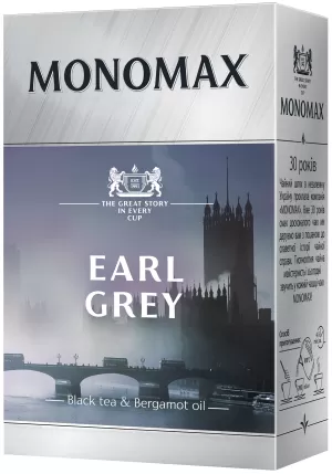 Чай черный МОNОМАХ EARL GREY 90г лист mn.12234