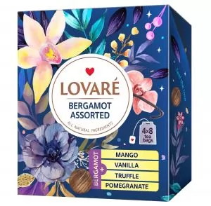 Чай черный LOVARE Bergamot Assorted 2г х 32шт lv.79822