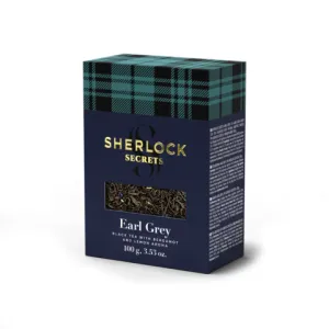 Чай чорний Sherlock Secrets листовий 100г Earl Grey shs.00995, Чорний