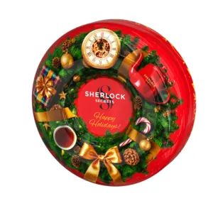 Чай чорний Sherlock Secrets листовий 80г Happy Holidays shs.07147, Чорний