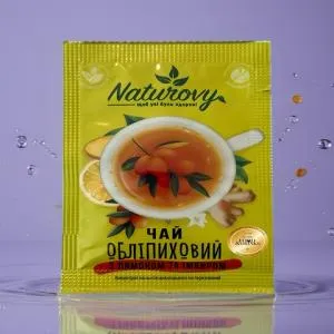 Чай-сашет Naturovy Облепиховый с лимоном и имбирем 50г nt.10051, Травяной