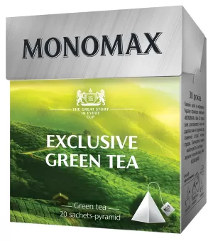 Чай зеленый МОNОМАХ EXCLUSIVE GREEN TEA 1.5г*20 пакет mn.78023