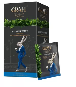 Чай зеленый 30г GRAFF Fashion fruit gr.10382