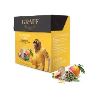 Чай зеленый GRAFF Tropicana verde пирамидки 36г gr.11112