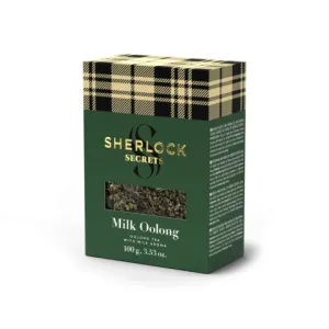Чай зелений Sherlock Secrets крупнолистовий 100г Milk Oolong shs.03484, Зелений чай