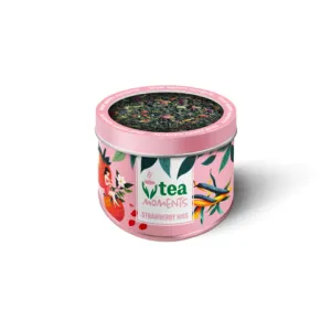 Чай зеленый Tea Moments листовой 30г Strawberry Kiss tm.06980, Зелёный