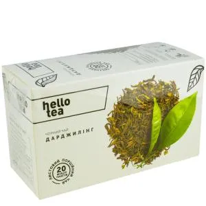 Черный чай Hello Tea Дарджилинг фильтр-пак 20 шт hellotea.0001, Чёрный