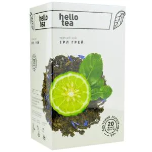Чорний чай Hello Tea Ерл Грей фільтр-пак 20 шт hellotea.0000, Чорний чай - фото 2