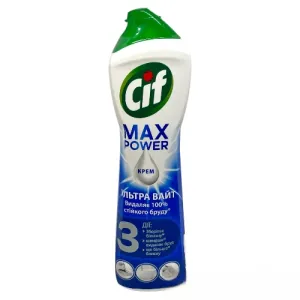 Чистящий крем для плит, 500мл, Cif Актив Ультра Уайт 0150618_1, Моющие и чистящие средства