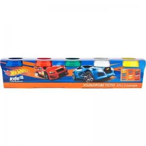 Кольорове тісто для ліплення 5х75г Hot Wheels Kite HW17-152