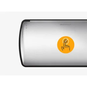 Урна Atma Butterfly 45л з педаллю сатин FPP мішки К CW1897, Контейнери та урни - фото 2