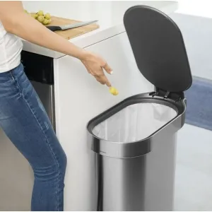 Урна Atma Slim 45л Урна з педаллю сатин FPP мішки N CW2044, Контейнери та урни - фото 4