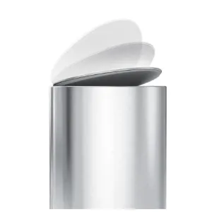 Урна ATMA 6л із педалю сатин нержавіюча сталь мішки B CW2106, Контейнери та урни - фото 2