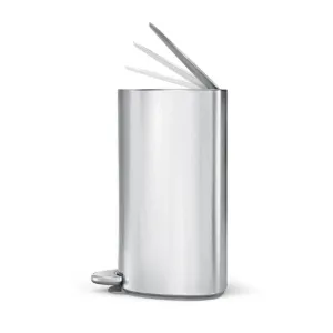 Урна ATMA 6л із педалю сатин нержавіюча сталь мішки B CW2106, Контейнери та урни - фото 3
