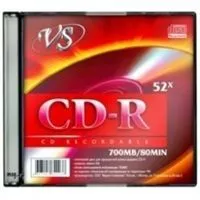 Диск CD-R 700Mb 52х Slim d.30599.089 Mix