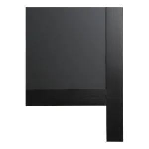Доска для мела Buromax 85х50 см двойная тротуарная черная рамка BM.0061, Доски для маркера и мела - фото 3
