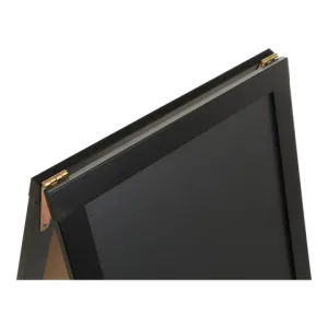 Доска для мела Buromax 85х50 см двойная тротуарная черная рамка BM.0061, Доски для маркера и мела - фото 5