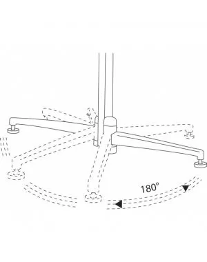 Доска модерационная мобильная 120x150 см картонная Magnetoplan Evolution+ Cardboard Mobile 1151100 - Фото 3