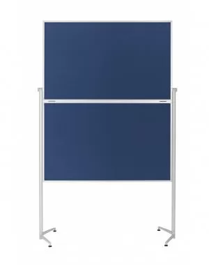 Дошка модераційна мобільна складна 1200x1500 Magnetoplan Evolution  Folding Felt-Blue Mobile 1151303