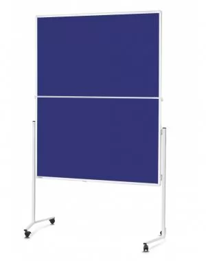 Дошка модераційна мобільна складна 1200x1500 Magnetoplan Folding Felt-Blue Mobile 2111303