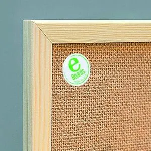 Доска джутовая в деревянной рамке ECO 2х3 TJ128/C 80x120 см - Фото 3