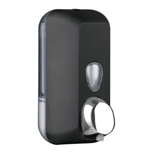 Дозатор Atma рідкого мила картриджний піни 0.5 л чорний пластик A71601NE, Дозатори для рідкого мила