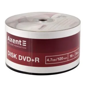 DVD+R AXENT 4,7GB/120min 16X bulk-50 8108-A, Компакт диски