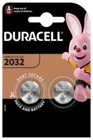 Элемент питания батарейка DURACELL DL2032 DSN 2шт s.5010939, Батарейки