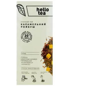 Етнічний чай Hello Tea Карамельний Ройбуш фільтр-пак 20 шт hellotea.0004, Трав'яний чай - фото 1
