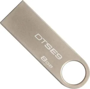 Флеш память Kingston DataTraveler SE9 Silver 8GB DTSE9H-8GB - Фото 1